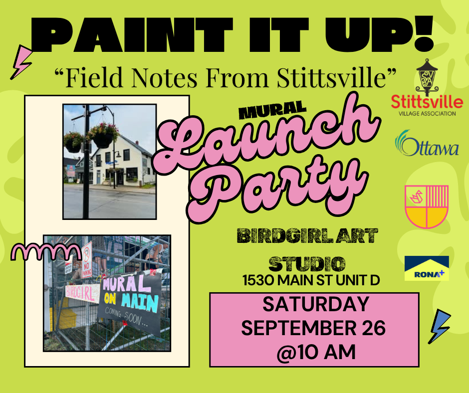 Field Notes From Stittsville - Mural Launch Party